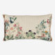 Multicolour Striped Floral Cushion 66x35cm - Image 1 - please select to enlarge image