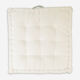 White Tufted Floor Cushion 61x61cm - Image 2 - please select to enlarge image