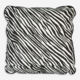 White & Black Zebra Cushion 45x45cm - Image 2 - please select to enlarge image