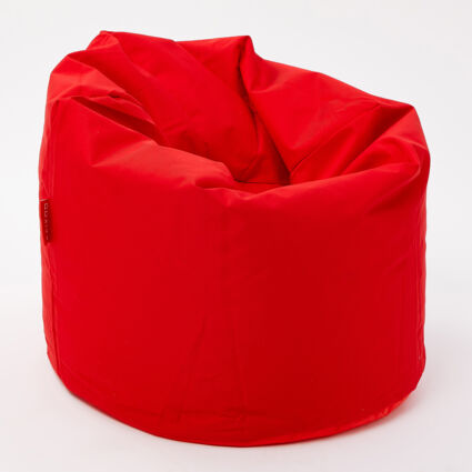 Red Canvas Bean Bag 55x45cm - Image 1 - please select to enlarge image