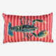 Pink Lobster Striped Cushion 50x30cm - Image 1 - please select to enlarge image