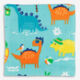Aqua Blue Dinosaur Beach Towel 147x71cm - Image 1 - please select to enlarge image