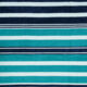 Blue Striped Beach Towel 92x176cm - Image 2 - please select to enlarge image