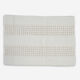 White Braided Loop Bath Mat 61x43cm - Image 1 - please select to enlarge image