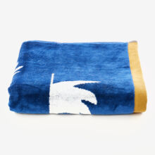 Blue & White Heron Pattern Hand Towel 90x50cm