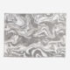 Grey Marble Effect Bath Mat - Image 1 - please select to enlarge image