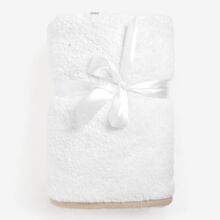 Two Pack White Hand Towels 71x40cm