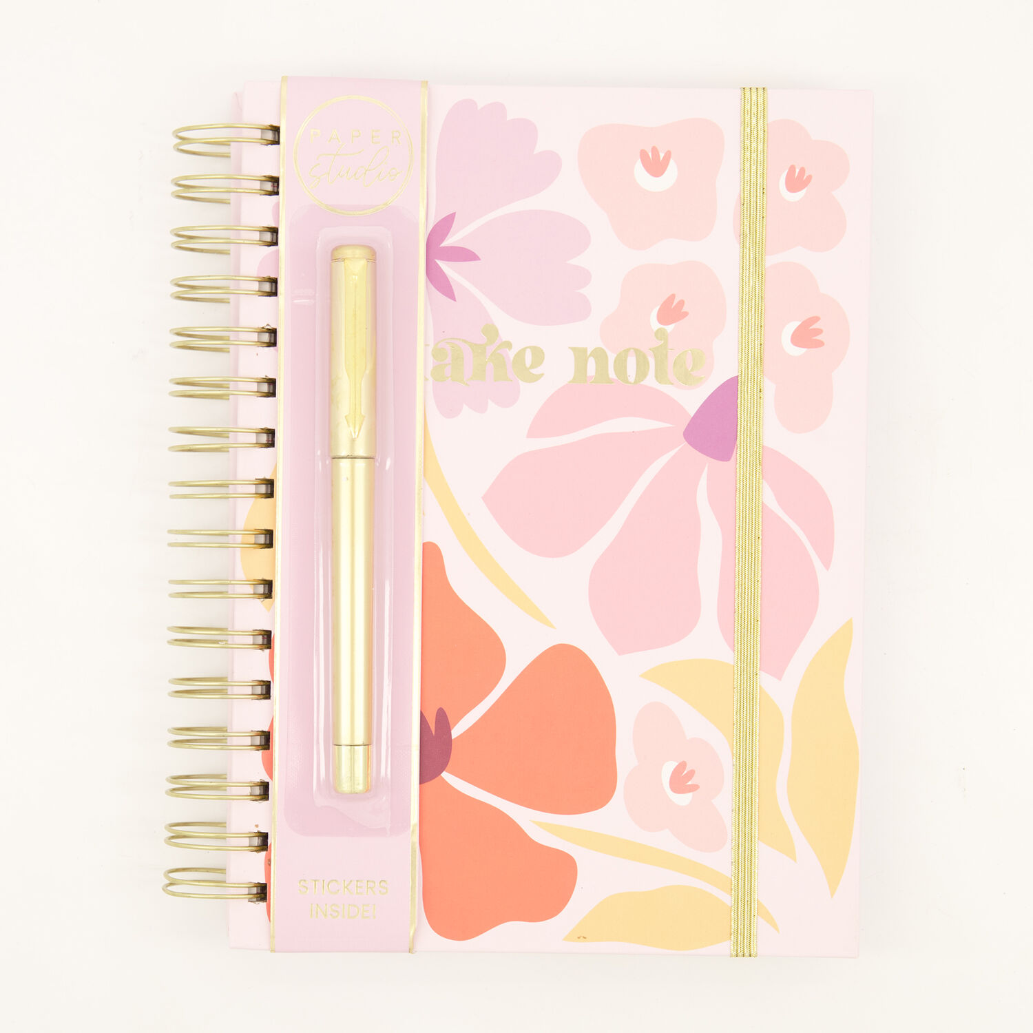 Pink Take Note Notebook - TK Maxx UK