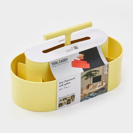 Yellow Plastic Tool Caddy 17x28xm - Image 1 - please select to enlarge image