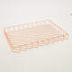 Rose Gold A4 Letter Tray 34x23cm  - Image 1 - please select to enlarge image