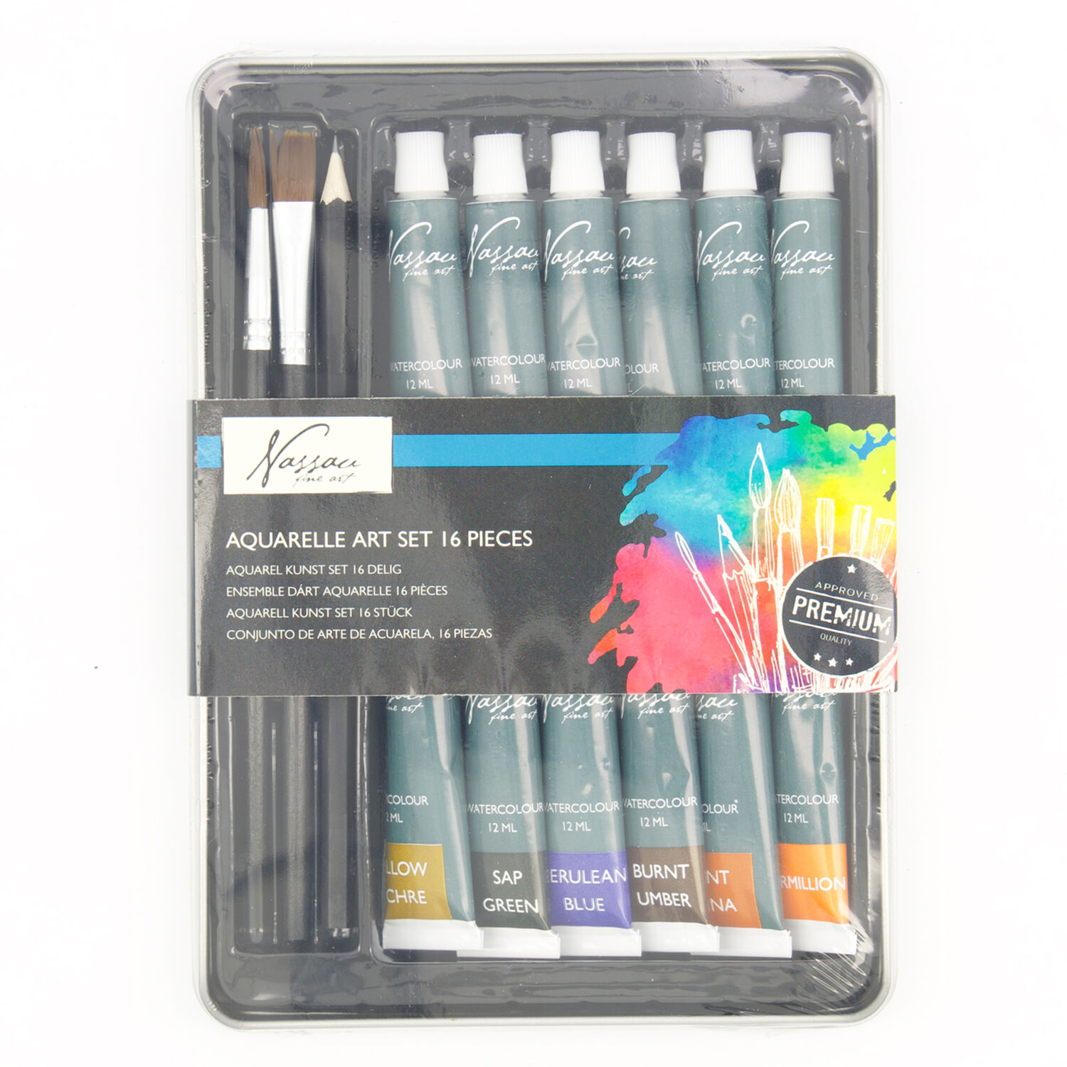 Nassau Fine Art Aquarel Paint Kit 18-set