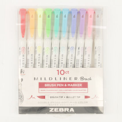Mildliner Brush Pen Felts 10 Pack - Image 1 - please select to enlarge image