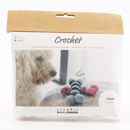 Dog Toy Mini Crochet Craft Kit - Image 1 - please select to enlarge image