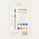 Eight Piece Multicoloured Glitter Marker Set - Image 2 - please select to enlarge image