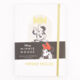White A5 Minnie Mouse Notebook  - Image 1 - please select to enlarge image