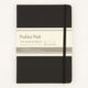 A5 Black Faux Leather Notebook - Image 1 - please select to enlarge image