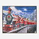 Christmas Train Wall Art 41x51cm - Image 1 - please select to enlarge image