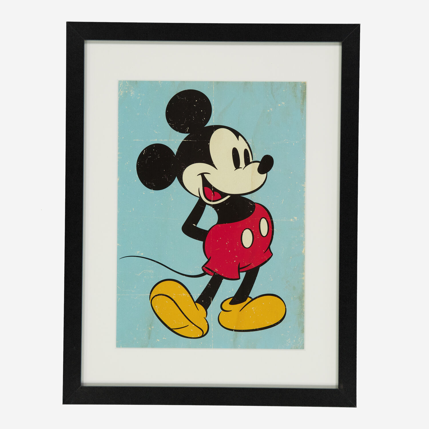 Retro Mickey Mouse Wall Art 43x33cm Retro Mickey Mouse Wall Art 43x33cm