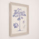 Blue Botanics Wall Art 81x60cm - Image 1 - please select to enlarge image