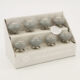 Eight Pack Grey & Silver Tone Ceramic Drawer Pulls   - Image 1 - please select to enlarge image