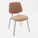 Beige Corduroy Diner Chair 80x49cm - Image 1 - please select to enlarge image
