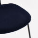 Navy Corduroy Diner Chair 80x42cm - Image 2 - please select to enlarge image