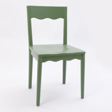 Sage Scalloped Dining Chair 86x51cm