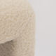 Cream Curly Fleece Cartoon Chair 80x61cm - Image 3 - please select to enlarge image