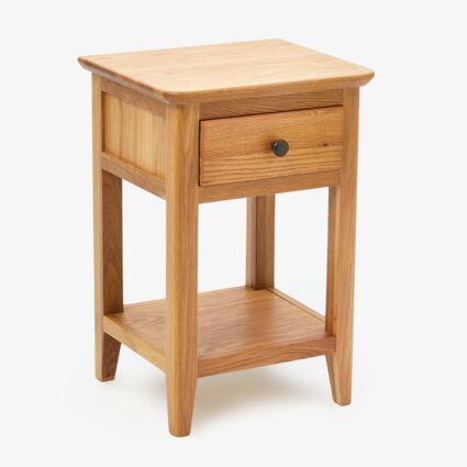 Brown Wooden Bedside Table 60x42cm - TK Maxx UK