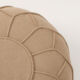 Beige Piped Morocco Footstool 42x54cm - Image 2 - please select to enlarge image