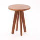 Brown Mango Wood Side Table 50x41cm - Image 1 - please select to enlarge image