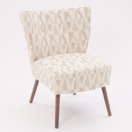 Natural Abstract Pattern Chair 85x64cm - Image 1 - please select to enlarge image
