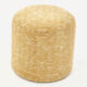 Yellow Boucle Stool 43x43cm - Image 1 - please select to enlarge image