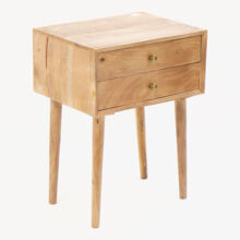 Wooden Bedside Table 67x50cm