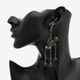 Silver Tone Dangling Skeleton Earrings - Image 2 - please select to enlarge image