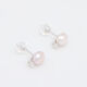 Sterling Silver Genuine Pearl Stud Earrings - Image 1 - please select to enlarge image