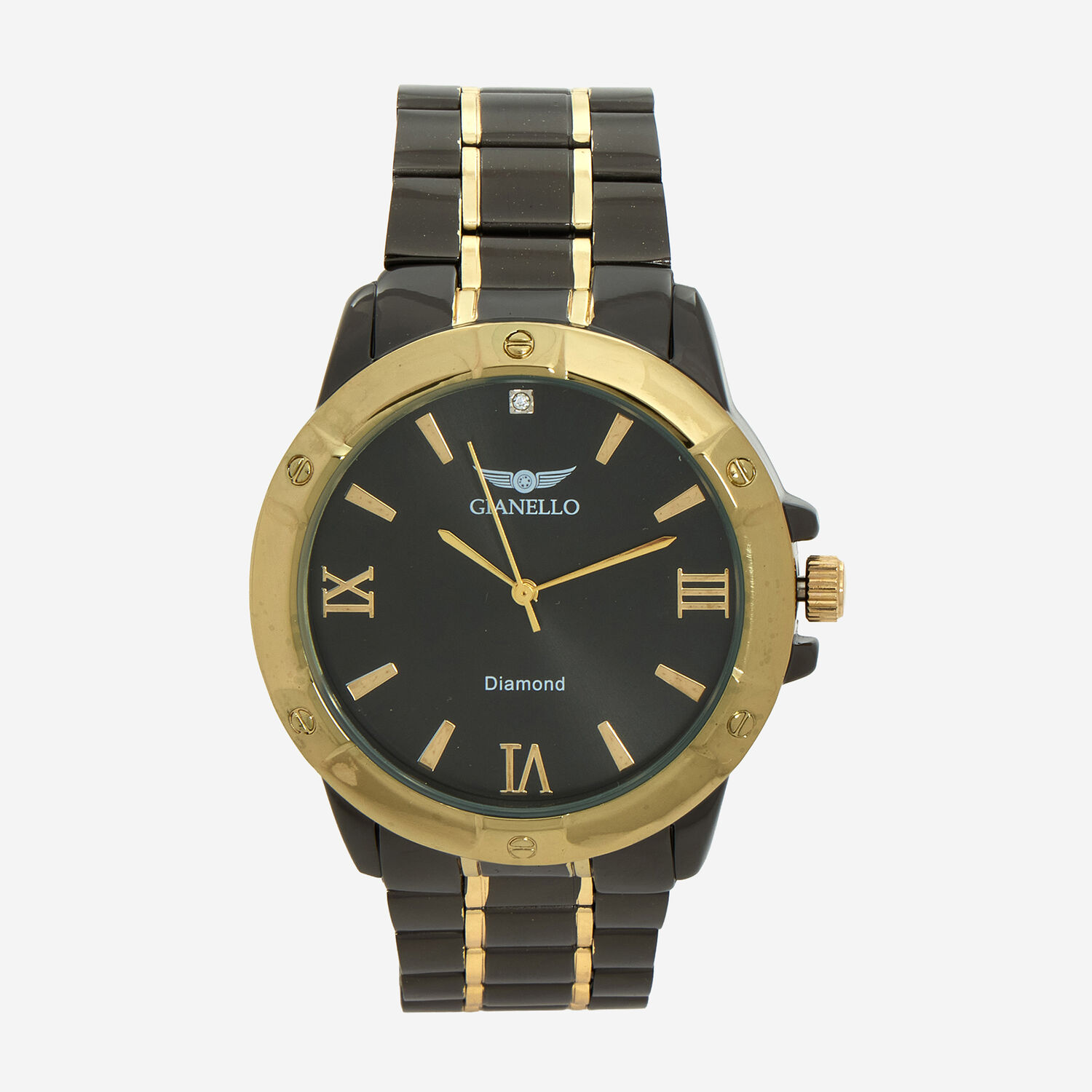Black Gold Tone Analogue Watch TK Maxx UK