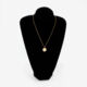 18ct Gold Plated Mum Motif Necklace  - Image 3 - please select to enlarge image