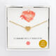 Gold Plated Heart Pendant Necklace  - Image 1 - please select to enlarge image