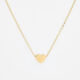Gold Plated Heart Pendant Necklace  - Image 2 - please select to enlarge image