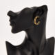 18ct Gold Plated Sheyne Earrings - Image 2 - please select to enlarge image
