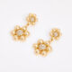 Gold Tone Waist Drop Earrings  - Image 1 - please select to enlarge image