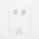 Gold Plated Chain Link Hoop Earrings  - Image 3 - please select to enlarge image