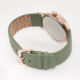 Green Leather Strap Analogue Watch  - Image 2 - please select to enlarge image