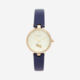 Gold Tone Leather Strap Watch  - Image 1 - please select to enlarge image