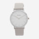 Grey & Silver Tone Minimal Analogue Watch - Image 1 - please select to enlarge image