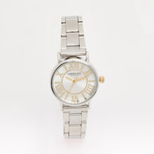 Silver Tone Albans Analogue Watch