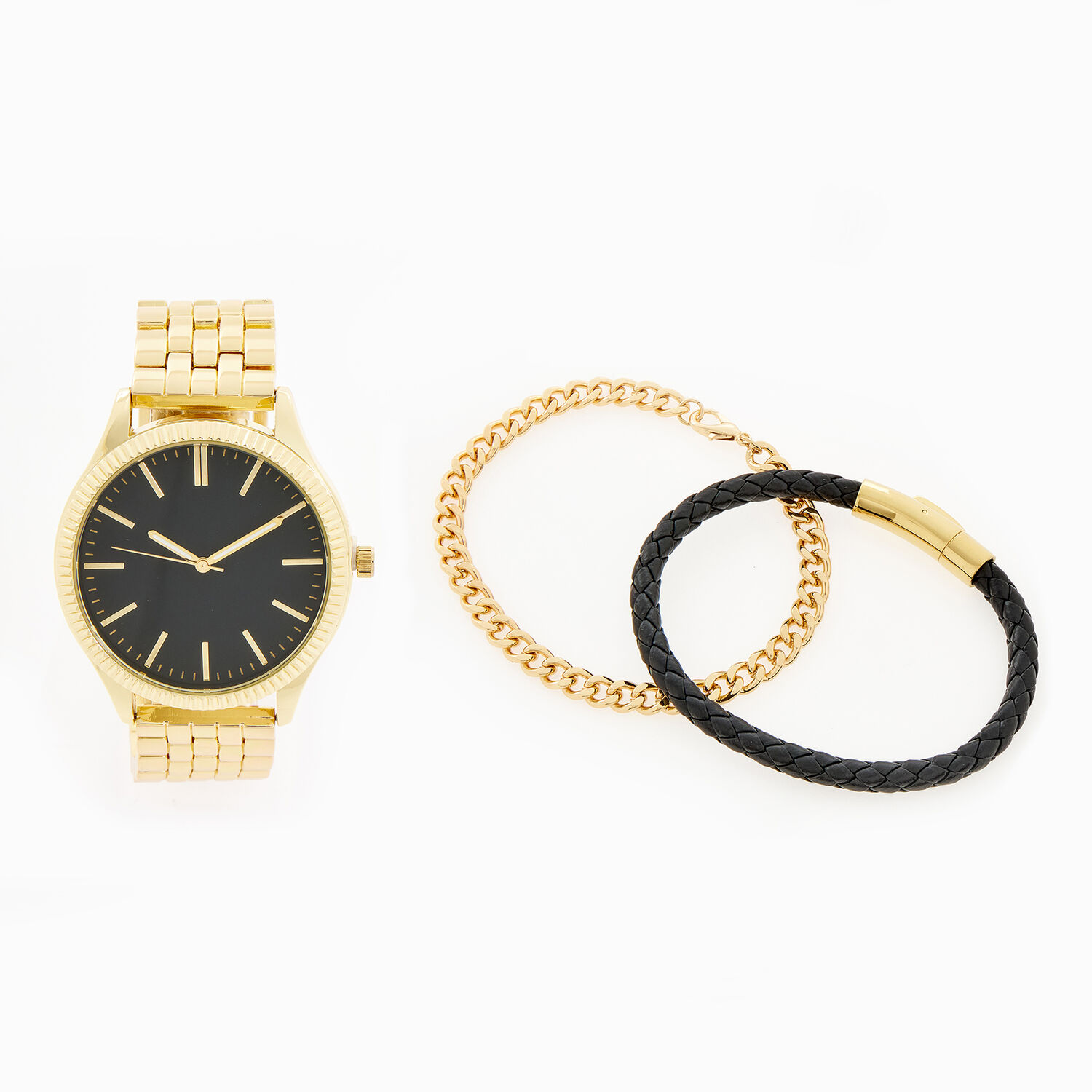 Gold Tone Watch Bracelet Set TK Maxx UK
