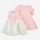 Two Piece Pink Coat & Natural Dress Set - Image 2 - please select to enlarge image