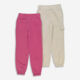 Two Pack Multicoloured Joggers - Image 2 - please select to enlarge image